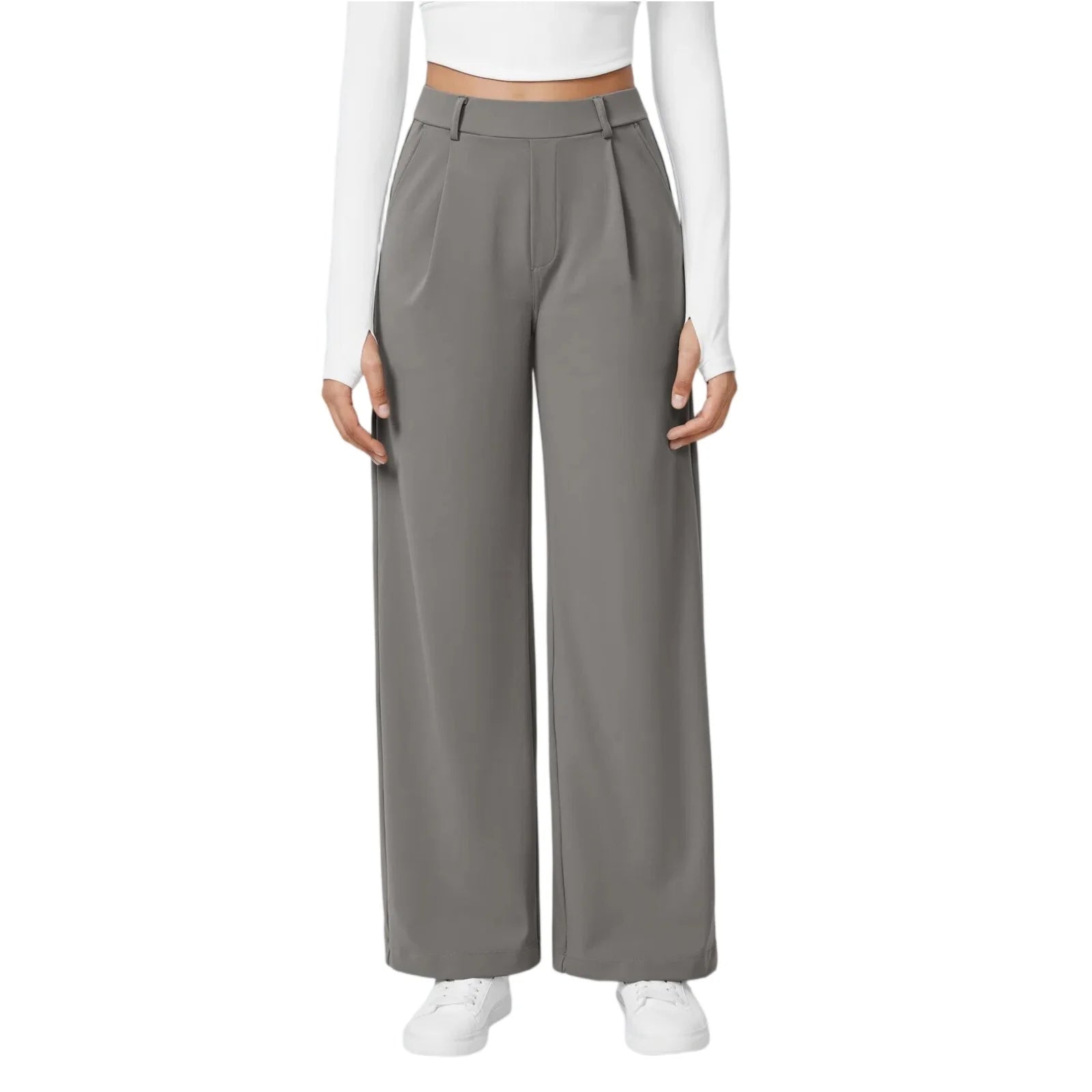 Autumn and Winter Wide Leg Casual Sports Drape Slimming and Versatile Floor Length Women's Fashion Comfortable Pants 2025